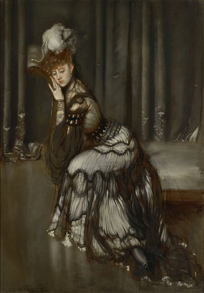 Antonio la Gandaran (1861-1917) maalaus Madame Salvatorista tekijältä Antonio de la Gandara