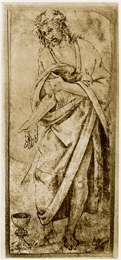 Kristus ja malja, 1913. tekijältä Antonio Pollaiuolo