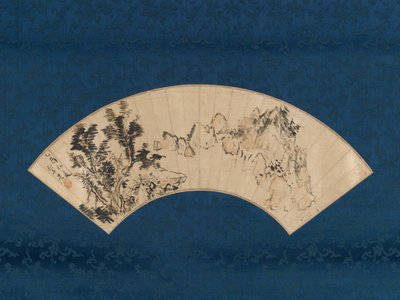 Teetä valmistamassa vuoristorotossa, 1825. tekijältä Aoki Mokubei