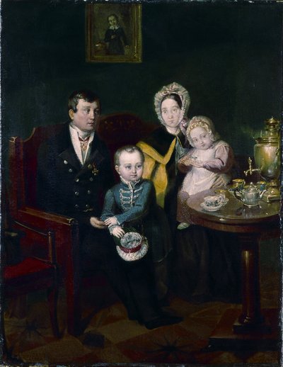 Perhekuva, 1837 tekijältä Apollon Nikolayevich Mokritsky