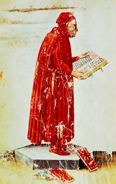 Lino Coluccio Salutatin muotokuva (Stignano tekijältä Apollonio di Giovanni di Tommaso