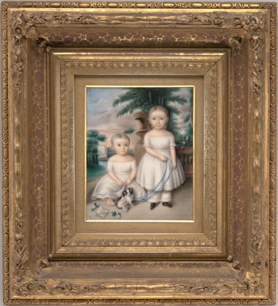 Watson Van Benthuysen II ja Thomas Van Benthuysen, noin 1837 (akvarelli). tekijältä Aramenta Dianthe Vail