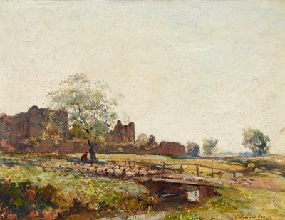 Kenilworth Castle (öljy aluksella) tekijältä Archibald Kay