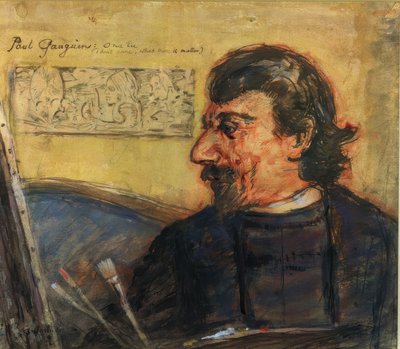 Paul Gauguinin muotokuva tekijältä Archibald Standish Hartrick
