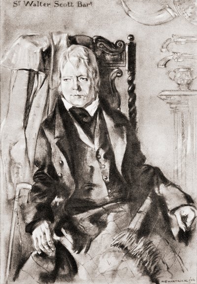 Sir Walter Scott tekijältä Archibald Standish Hartrick