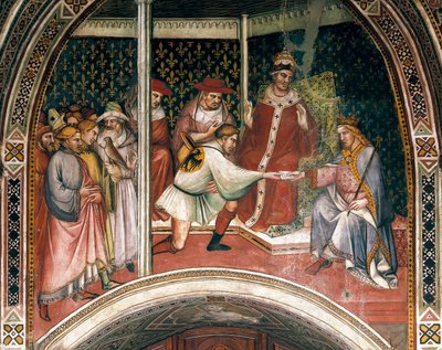 Paavi Aleksanteri III:n historia, Fresko Spinello Aretino tekijältä Aretino Luca Spinello or Spinelli