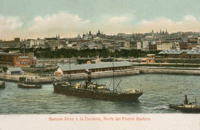 Darsena telakat, Puerto Madero, Buenos Aires, Argentiina (värillinen kuva) tekijältä Argentinian Photographer