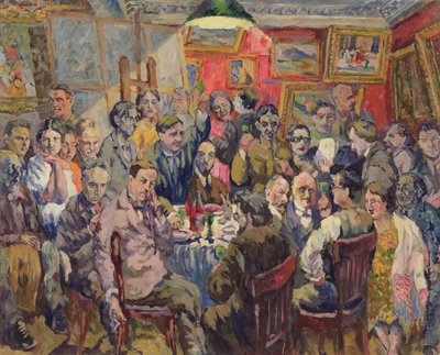 Moskovan taiteilijat, 1927 tekijältä Aristarkh Vasilievic Lentulov
