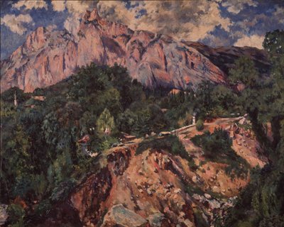 Ai-Petri vuori, 1926 tekijältä Aristarkh Vasilyevich Lentulov