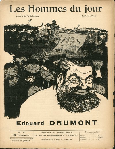 "Les Hommes du jour" -lehden kansi, numero 4. tekijältä Aristide Delannoy