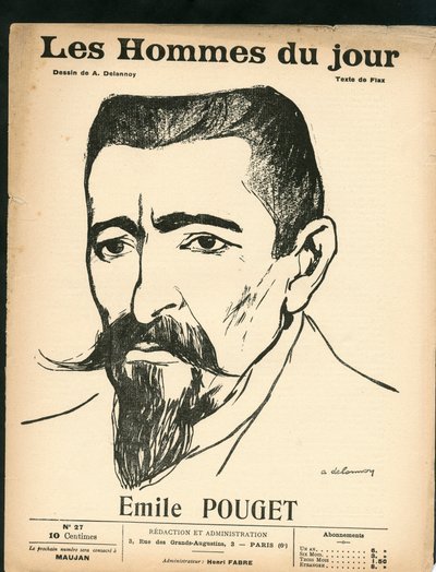 "" The Men of the Day" -julkaisun kansinumero 27, 1. tammikuuta tekijältä Aristide Delannoy