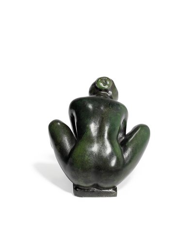 Hiipivä tyttö pitelee yhtä jalkaa tekijältä Aristide Maillol