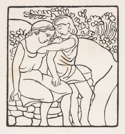 Daphnis ja Chloe: Daphnis and Chloe at Play tekijältä Aristide Maillol