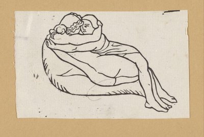 Daphnis und Chloë zusammen liegend tekijältä Aristide Maillol