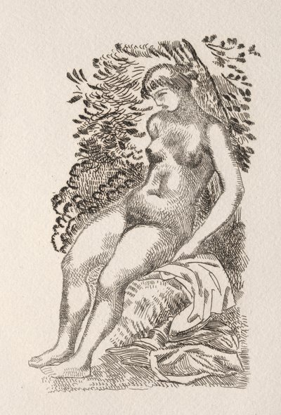 Kuvitus Pierre de Ronsardin runoon tekijältä Aristide Maillol