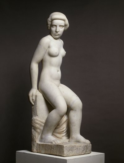 Naked Girl and Drape; Alaston tyttö drapen kanssa tekijältä Aristide Maillol