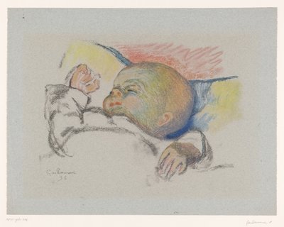 nukkuva vauva tekijältä Armand Guillaumin