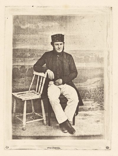 [Miehen muotokuva] tekijältä Armand Hippolyte Louis Fizeau