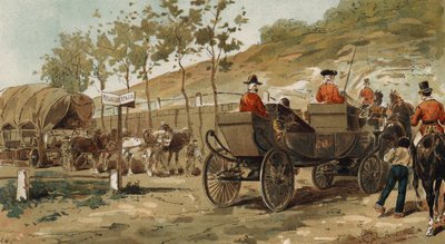 Renaix-vaunu ja kuningas Leopold I:n kuninkaallinen vaunu, Belgia, 1800-luku tekijältä Armand Jean Heins