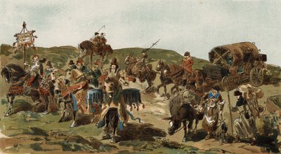 Vaunu ja saattaja, Burgundin herttuoiden aika, 1400-luku tekijältä Armand Jean Heins