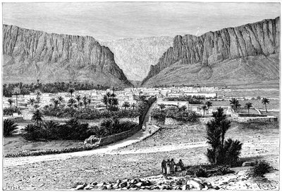 El-Kantaran rotko, Tunisia, 1895. tekijältä Armand Kohl