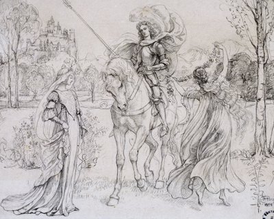 Tervehdys ritari, c1880-1932 tekijältä Armand Point