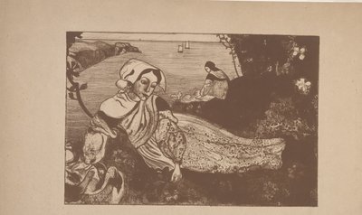 La Primavera (kevät) 1894 (sinkografi) tekijältä Armand Séguin