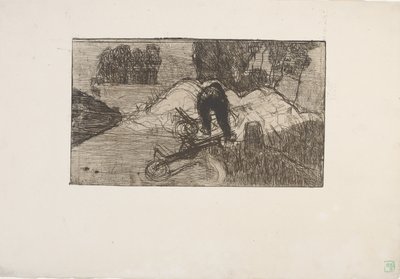 Le Debardeur (Stevadore) 1893 (etsaus) tekijältä Armand Séguin