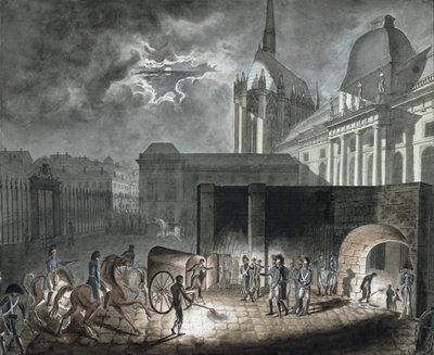 Vankien siirtäminen conciergerieen, 26. toukokuuta 1804 tekijältä Armand de Polignac