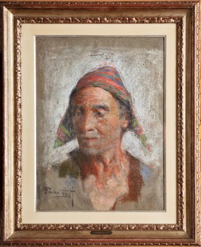 Näyttelijä (pastelli kankaalle) tekijältä Arnaldo Ferraguti