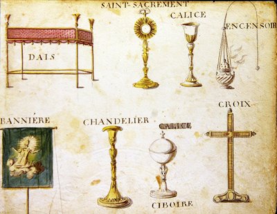 Kuvitukset lähteestä "A French Alphabet Book of 1814", julkaisija Charles Plante Fine Arts. tekijältä Arnaud de Beauregard
