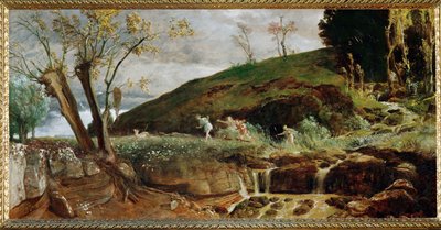 Dianan metsästys (maalaus kankaalle) tekijältä Arnold Bocklin