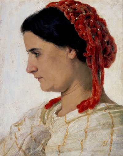 Rouva Angela Böcklinin muotokuva tekijältä Arnold Böcklin
