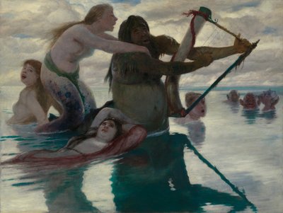 Meressä tekijältä Arnold Böcklin