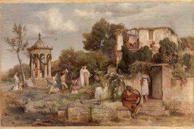 Roomalainen viinibaari tekijältä Arnold Böcklin