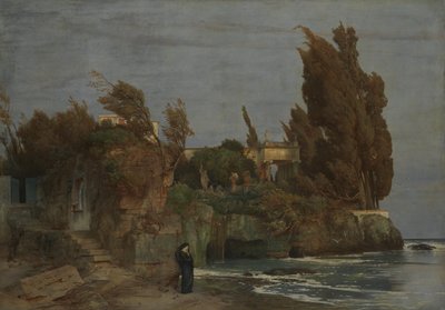 Huvila meren rannalla II tekijältä Arnold Böcklin