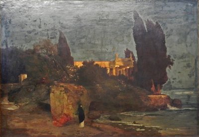 Villa by the Sea, versio I tekijältä Arnold Böcklin