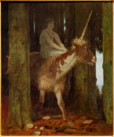 Metsän hiljaisuus tekijältä Arnold Böcklin