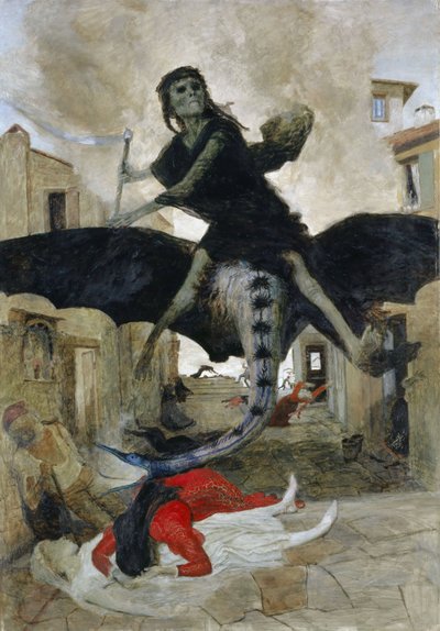 Saksa: Die Pest Rutto tekijältä Arnold Böcklin