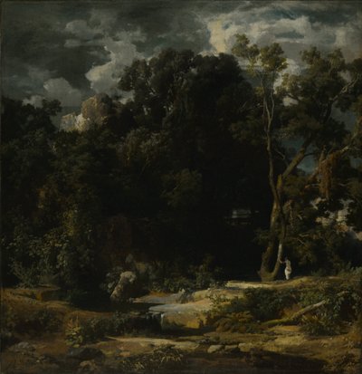 Roomalainen maisema, 1852 tekijältä Arnold Böcklin