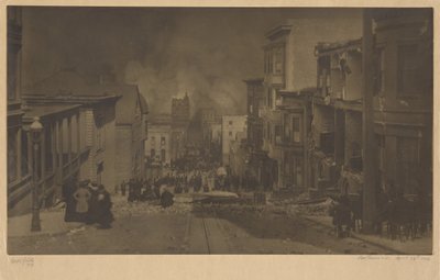 San Francisco, 18. huhtikuuta 1906 tekijältä Arnold Genthe
