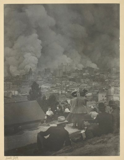 San Franciscon maanjäristys tekijältä Arnold Genthe