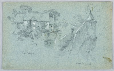 Coutance ja Mont St. Michel tekijältä Arnold William Brunner