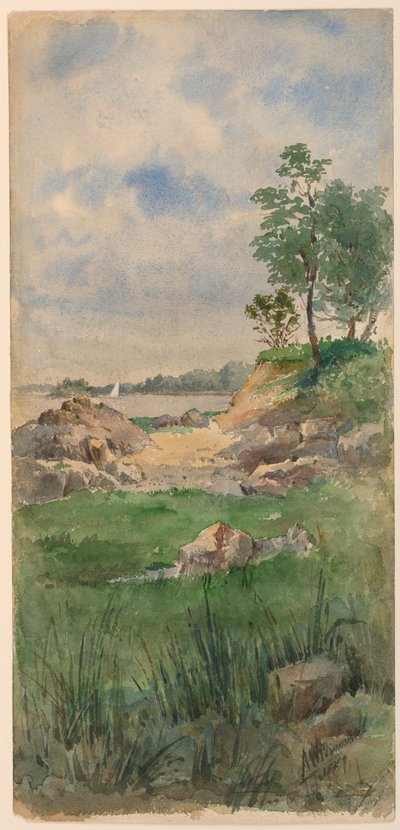 Nantucket Islandin maisema tekijältä Arnold William Brunner