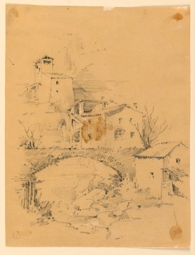 Mill Over a Stream tekijältä Arnold William Brunner