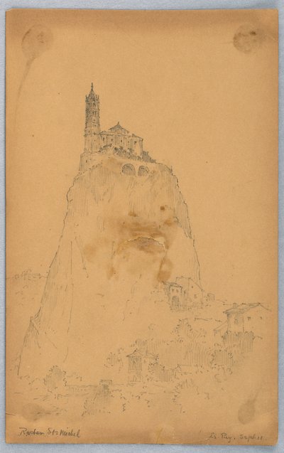 Rocher St. Michel, Le Puy tekijältä Arnold William Brunner