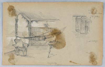 Kaksi luonnosta, Scott Cottage tekijältä Arnold William Brunner