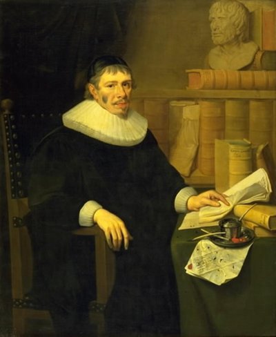 Asianajaja Cornelis Boschin muotokuva tekijältä Arnold van Ravesteyn