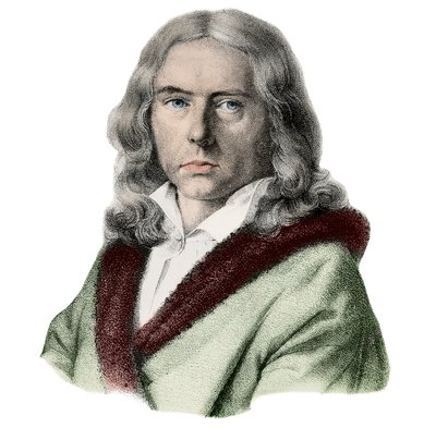 Adelbert de Chamisson muotokuva - Adelbert von Chamisson (1781-1838), saksalaisen kirjailijan muotokuva tekijältä Arnold van Westerhout