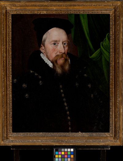 William Cecil, Lord Burghley (1520-1598), n. 1575 (öljy paneelille) tekijältä Arnold von (by or after) Brounckhorst